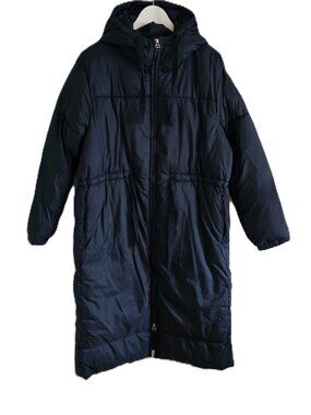 Weekday Ally navy blue puffer S fits L XL oversized